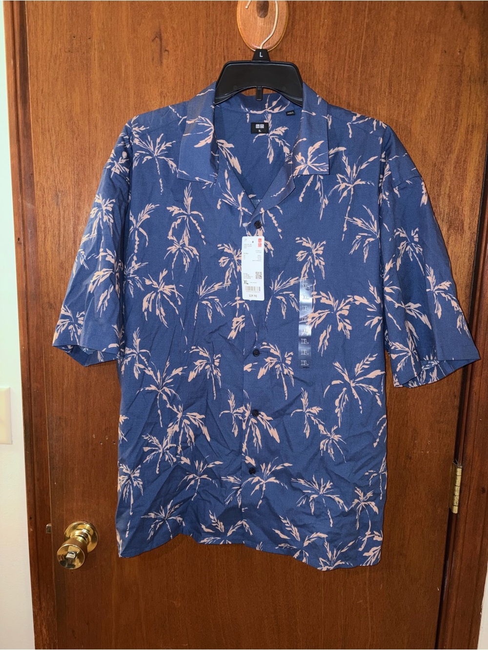 Brand new Uniqlo blue Hawaiian shirt Size XL #hawaiian #summer